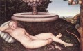 La ninfa de la fuente Lucas Cranach el Viejo desnudo